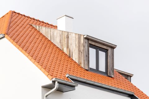 Dachgaube in Holzrahmenbau inkL Holzfassade aus Scheunenholz