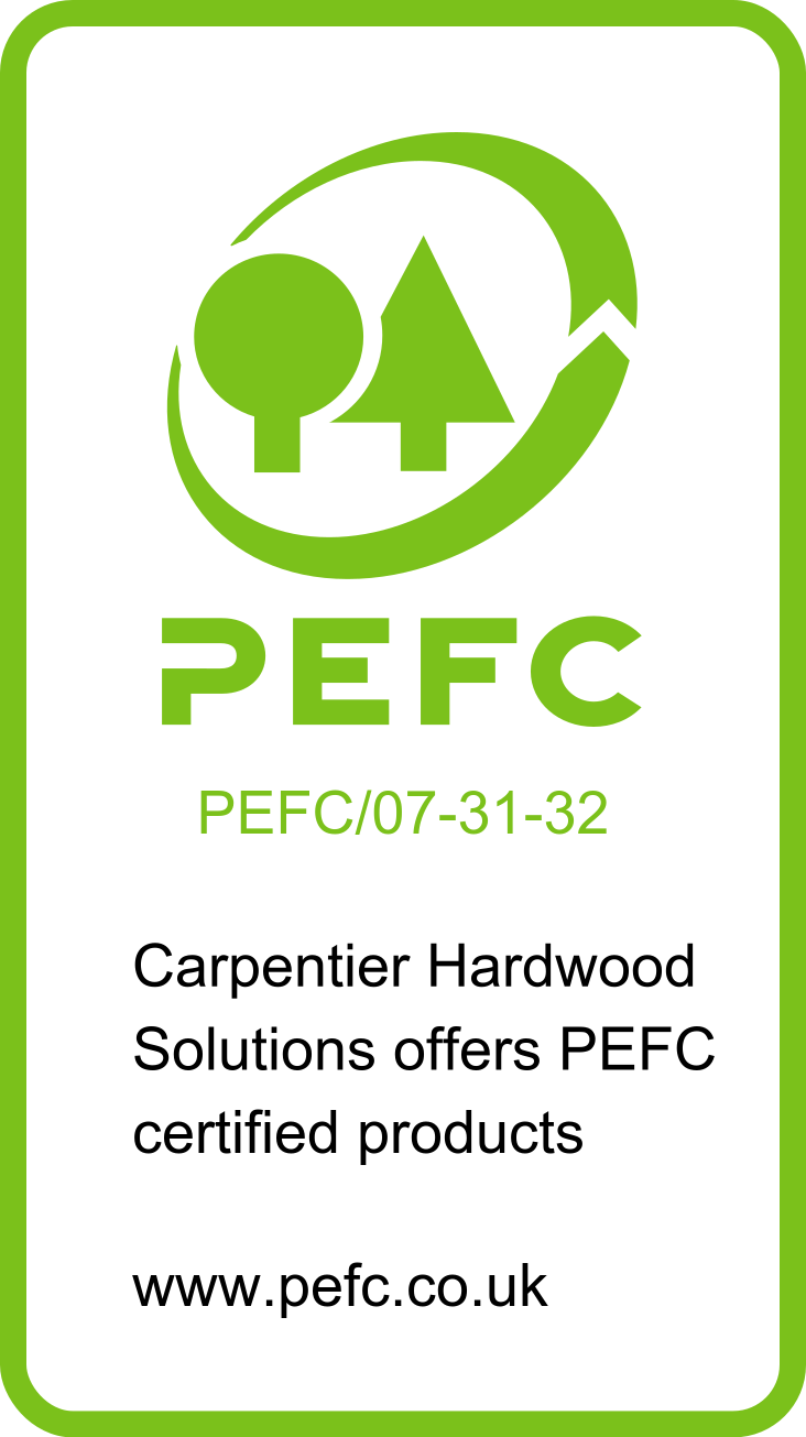 PEFC label Carpentier Hardwood Solutions