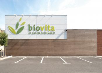 Houten gevelbekleding Biovita Roeselare | Carpentier