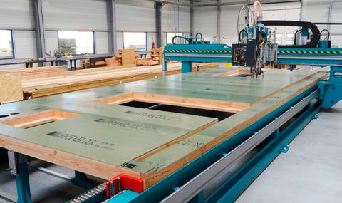 CNC machine houtskeletbouw | Carpentier
