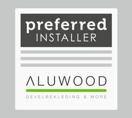 Aluwood Preffered installer Carpentier