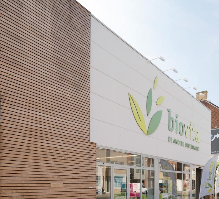 Bardage en bois Biovita Roeselare
