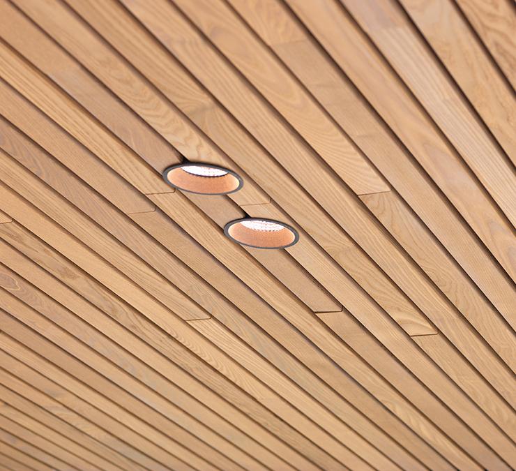 Wood ceiling Kruishoutem