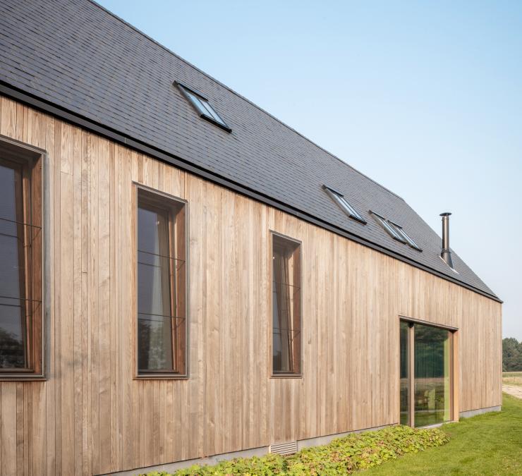 Timber cladding Family home Loppem