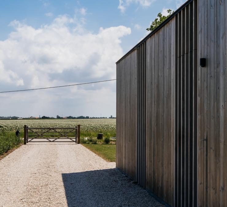 Extension de maison et clôture en pin HOTwood Ramskapelle | Carpentier