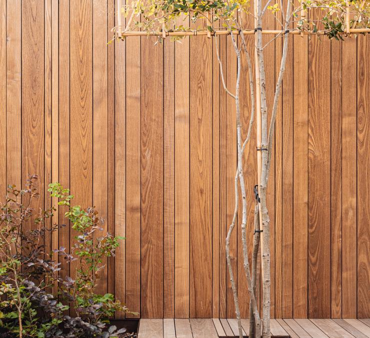 Wooden fence HOTwood ash