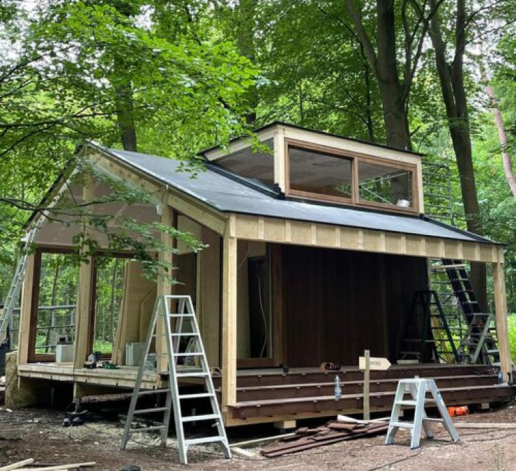 Büro in Holzrahmenbau 