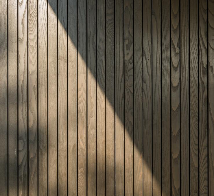 Thermoesche Holzfassade Fine Line QC schwarz geölt Thermoesche Holzfassade Fine Line QC schwarz geölt