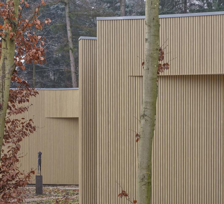 Accoya gevelbekleding gaat mooi op in de natuurlijke omgeving Accoya gevelbekleding gaat mooi op in de natuurlijke omgeving